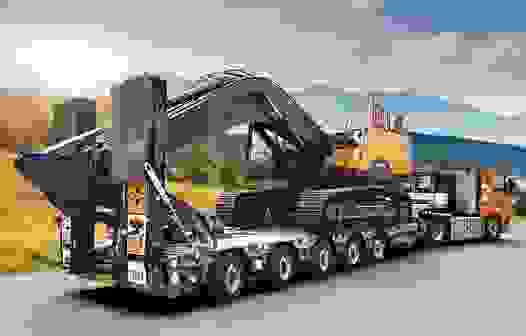 Негабаритная перевозка с учетом высоты в прохладном